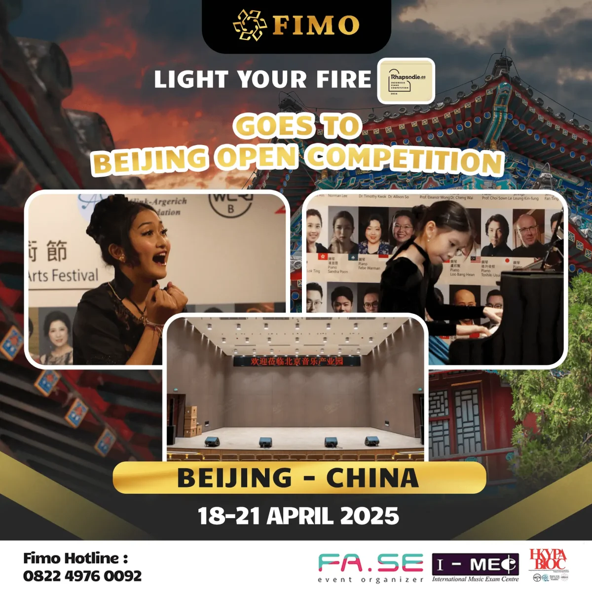 Fimo poster - Beijing Open Competition