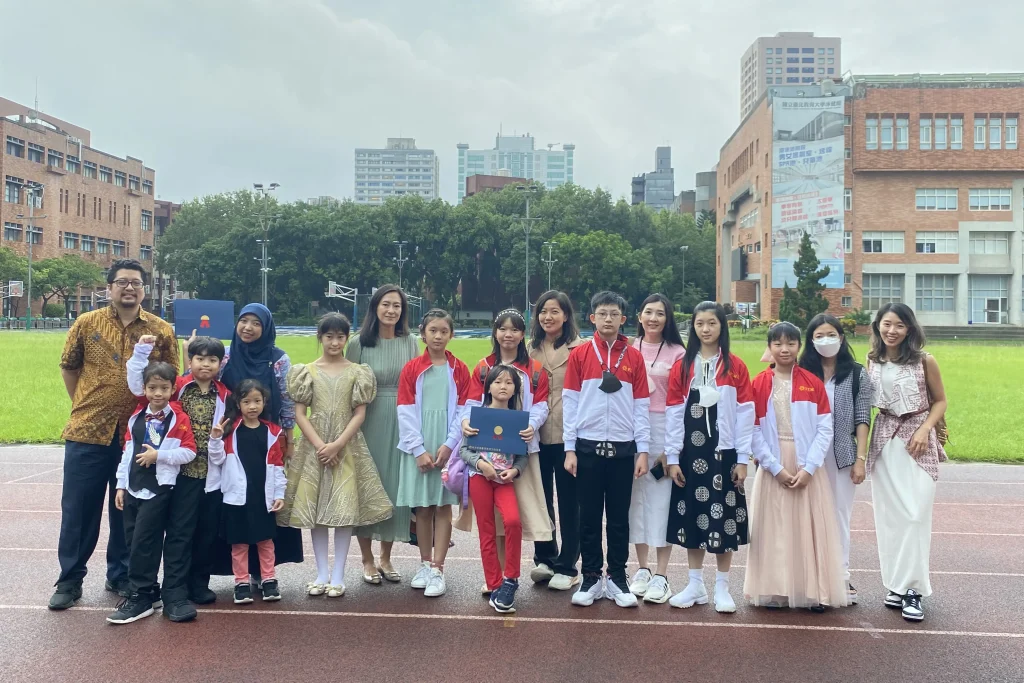 Outdoor Group photo of Asia Aegean International Music Competition participant from Indonesia