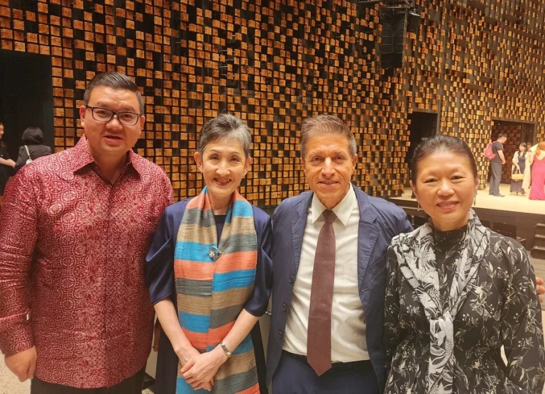 FIMO International Director, Mr Andy with Osaka International Music Competition Organizer and Judges
