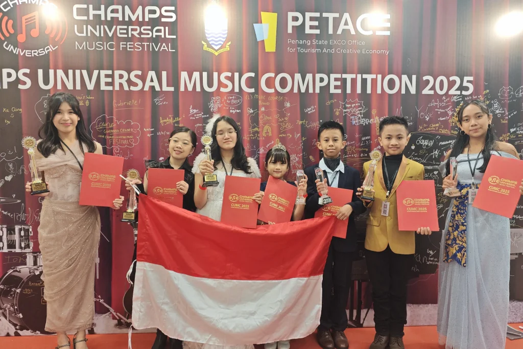 indonesia participant at champs universal music festival penang 2025