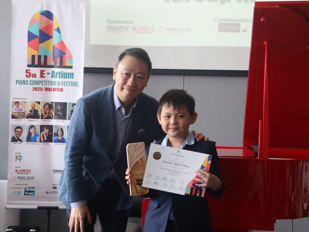 Award Ceremony E-Artium Piano Competition & Festival Malaysia 2025