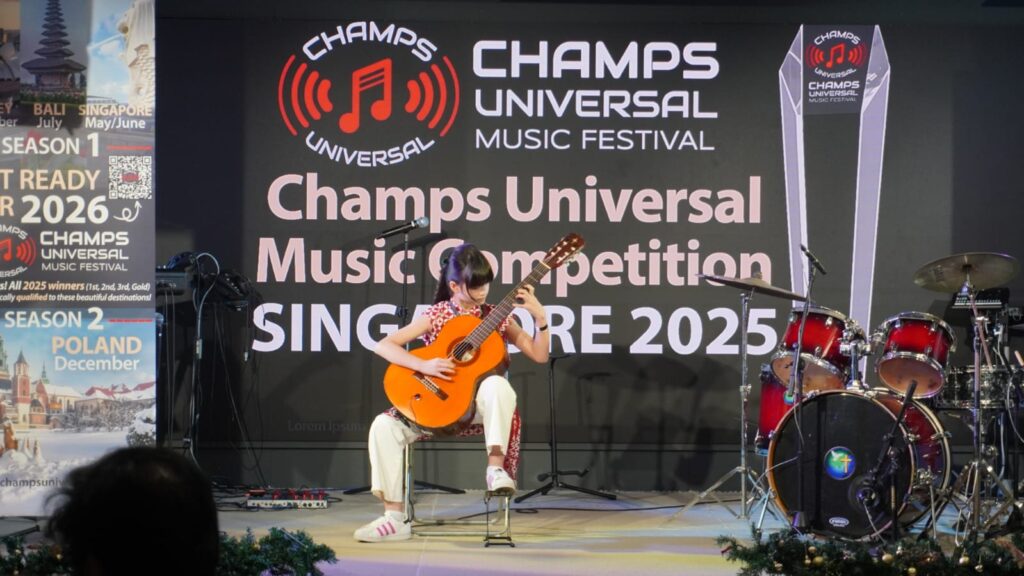 Guitar participant in CUMF Singapore 2025