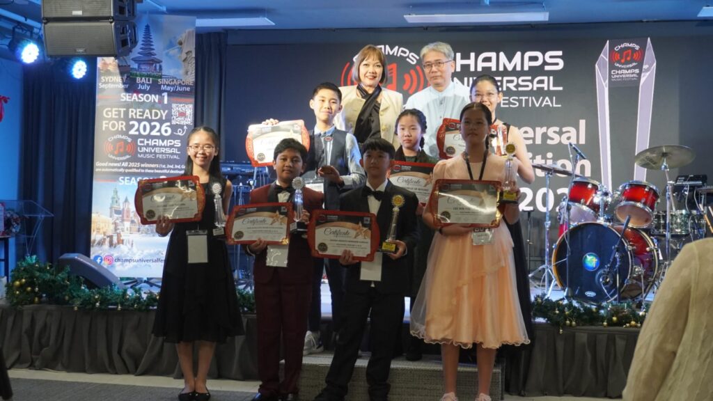 CUMF Singapore 2025 winners with Jury