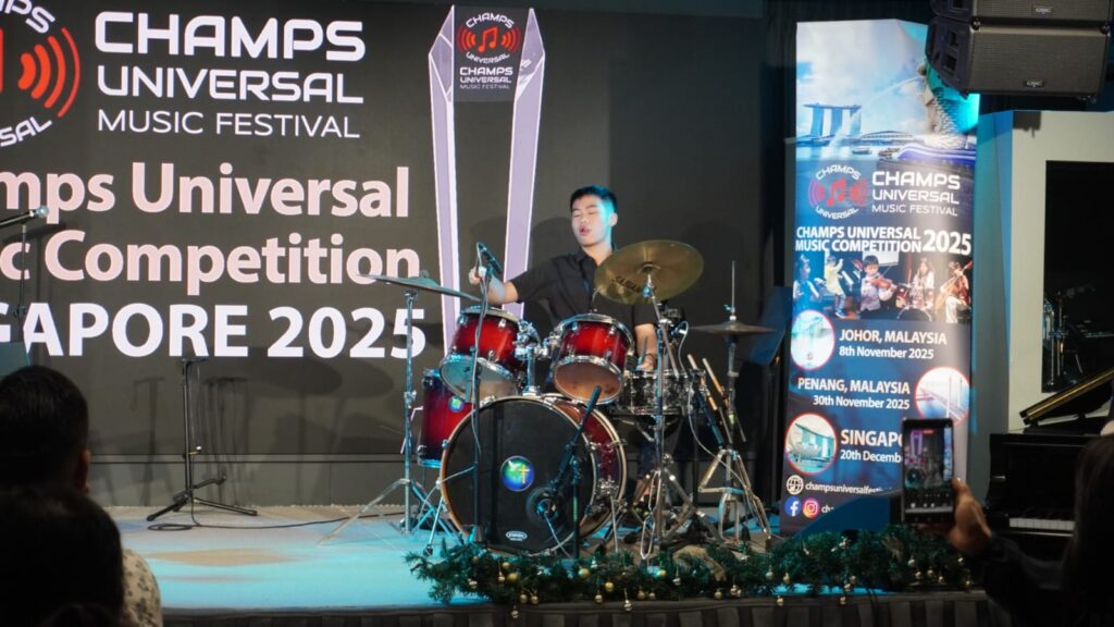 Drum participant in CUMF Singapore 2025